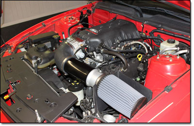 Effektmätning Ford Mustang GT - Orginal ECU